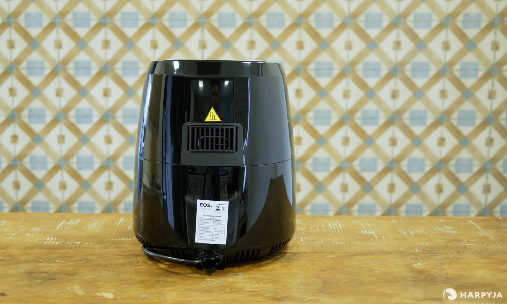 Fritadeira Sem Óleo Air fryer EOS Chef Gourmet 4 Litros Preto com