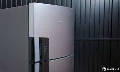 imagem do produto Refrigerador Consul Frost Free CRM56 Inox 450 Litros