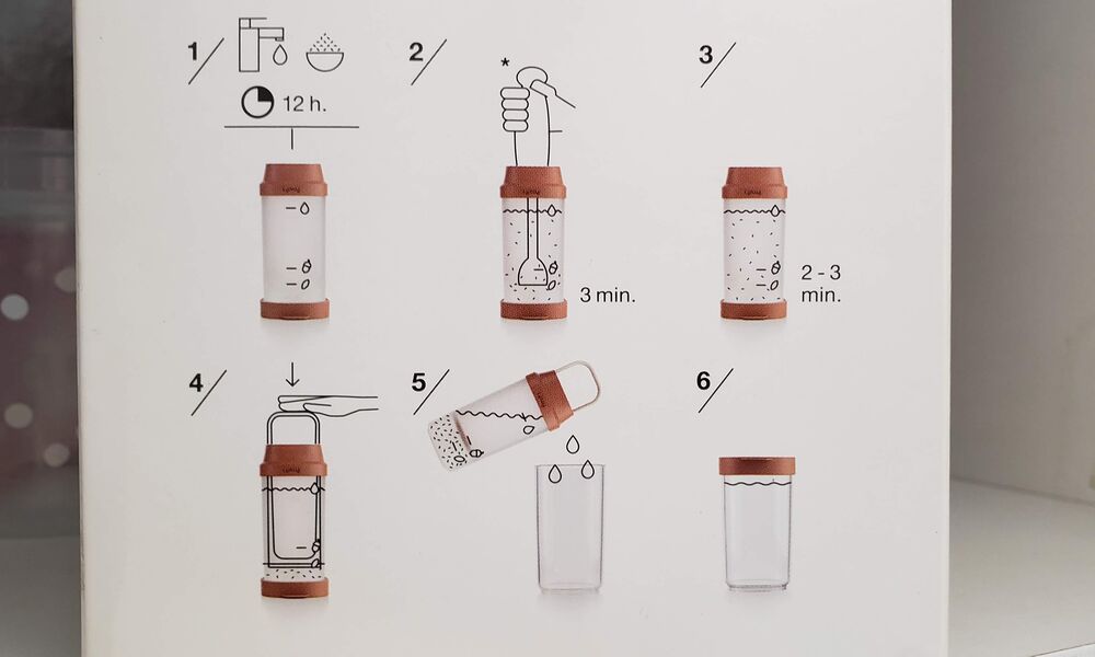 Kit para Preparo de Leite Vegetal (1 litro) Lékué