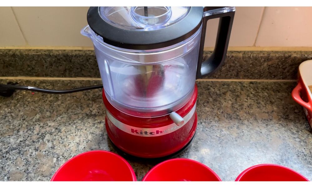 Mini processador de alimentos KitchenAid Empire Red