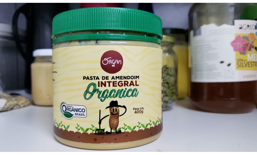 Pasta de Amendoim Orgânico Integral Organ 400g