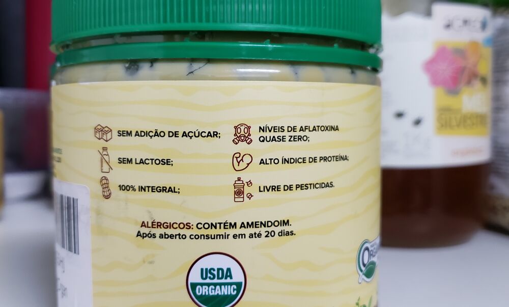 Pasta de Amendoim Orgânico Integral Organ 400g