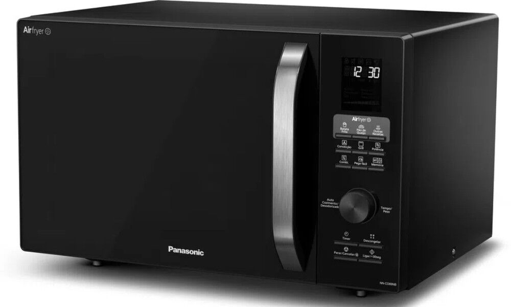 Micro-ondas Air Fryer Panasonic 30 Litros CD89 Preto 220V