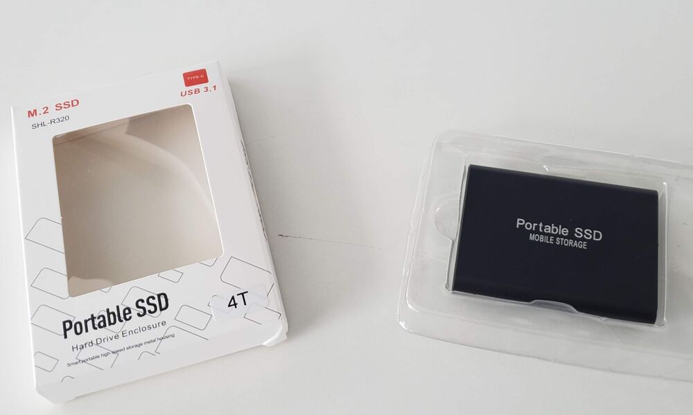 Disco Sólido SSD Externo USB Portátil Alta Capacidade 4TB 